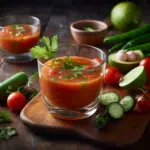gaspacho soupe froide ideal pour la gueule de bois